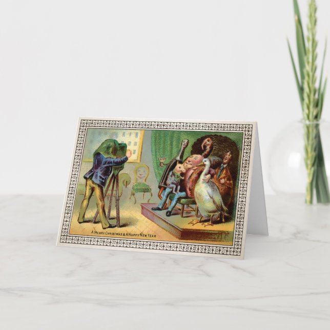 Victorian Odd Photo Shoot Christmas Card (Front)