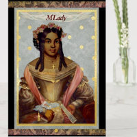 Victorian of Colour Foil Mum's Card from Partner