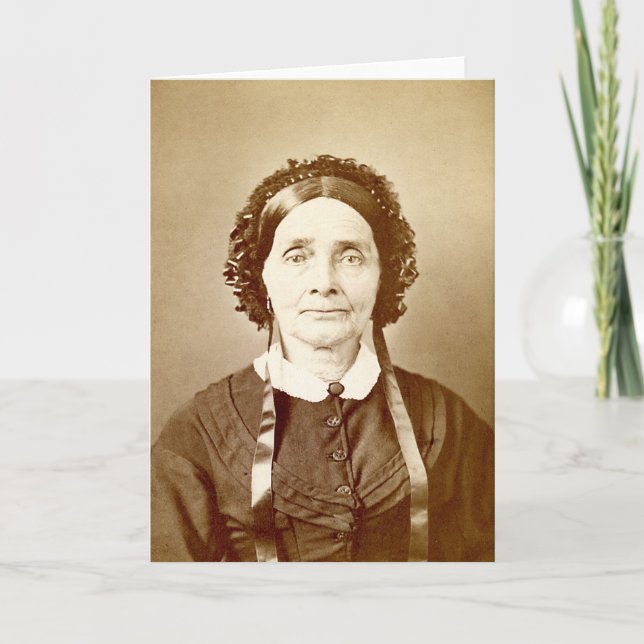 Victorian older lady for birthday or humour card (Front)