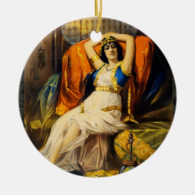 Victorian Opera Christmas Ornament (Front)