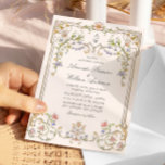 Victorian Ornate Grace Floral Frame Wedding Invitation<br><div class="desc">For further customisation,  please click the "customise further" link and use our design tool to modify this template. 
If you need help or matching items,  please contact me.</div>