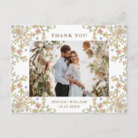 Victorian Ornate Grace QR code Photo Thank You