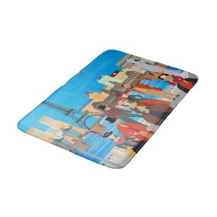 Victorian Paris Bath Mat