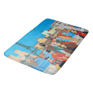 Victorian Paris Bath Mat