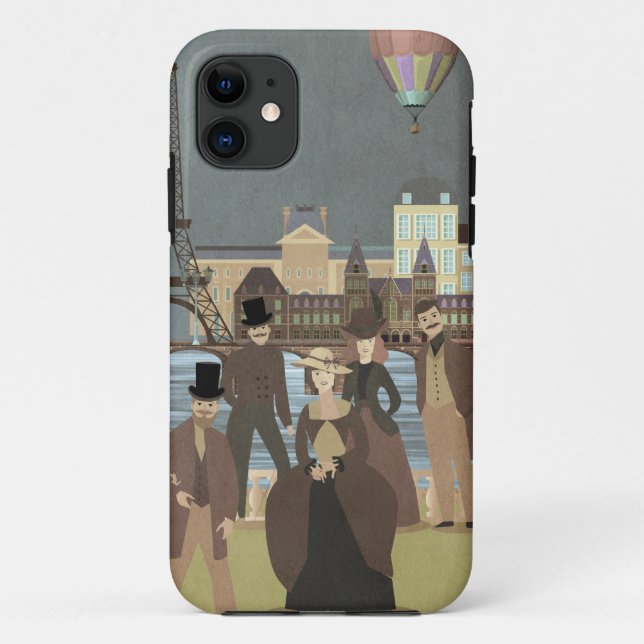 Victorian Paris Case-Mate iPhone Case (Back)