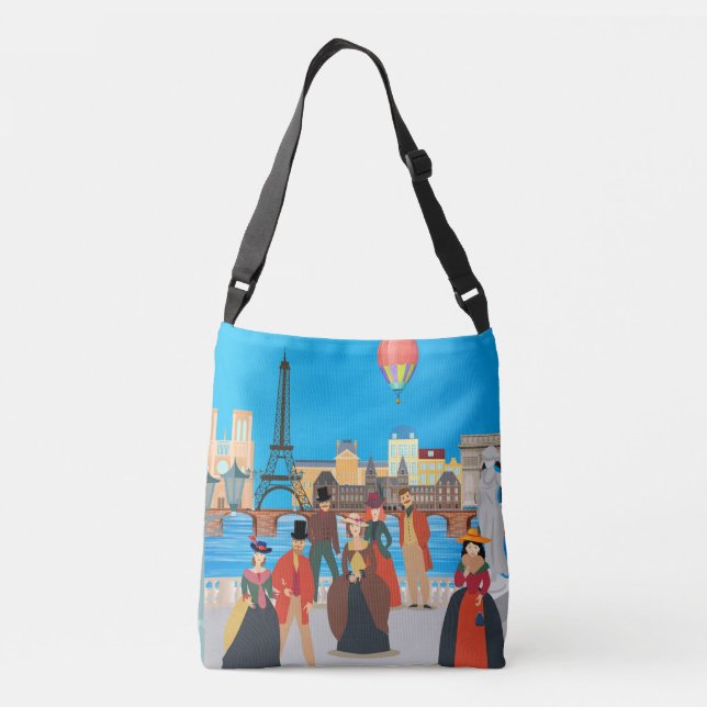 Victorian Paris Crossbody Bag (Back)