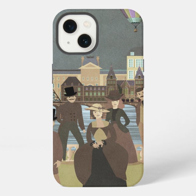 Victorian Paris iPhone Case (Back)