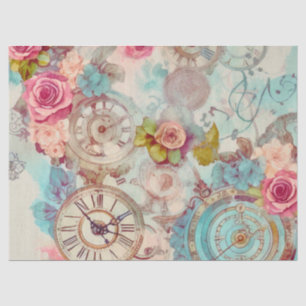 Victorian Pastel Steampunk Pattern Tissue Paper
