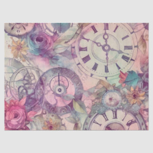 Victorian Pastel Steampunk Pattern  Tissue Paper