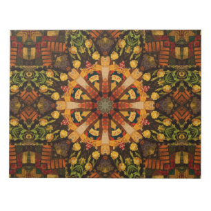 Victorian Patchwork Kaleidoscope  Notepad