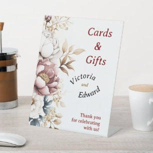 Victorian Peony Luxe Cards & Gifts Sign