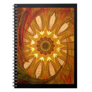 Victorian Peony Swirl Notebook