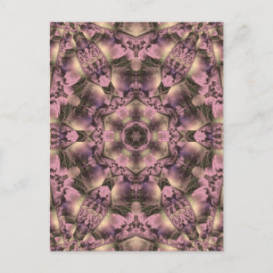 Victorian Pink Antique Postcard