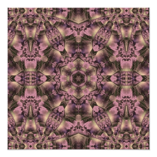 Victorian Pink Antique Poster (Front)