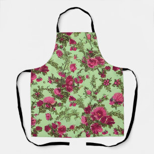 Victorian Pink Roses Apron