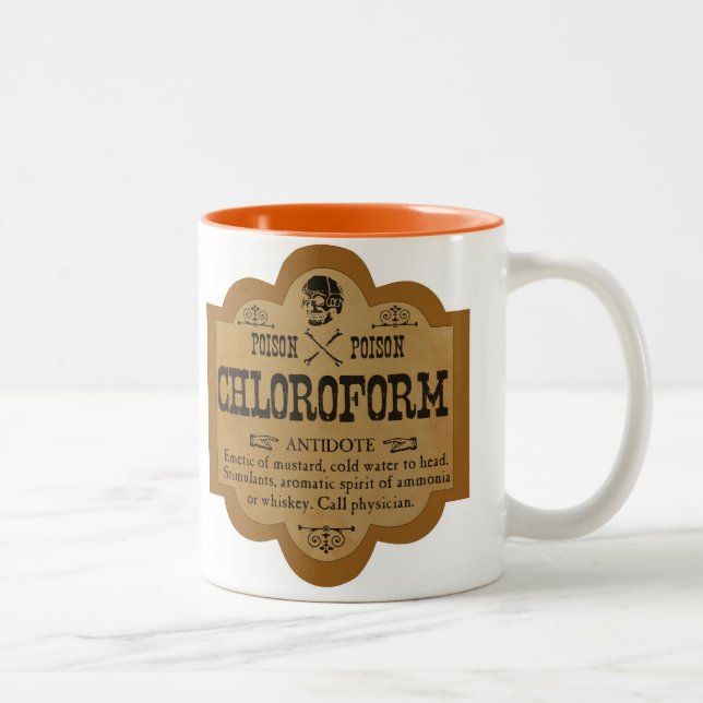 Victorian Poison Mug - Chloroform (Right)