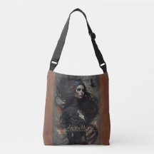 Victorian Portrait Tote Bag, Goth Aesthetic Tote