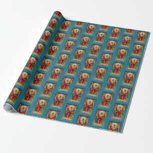 Victorian  Postcard The Magi Wisemen gift wrap