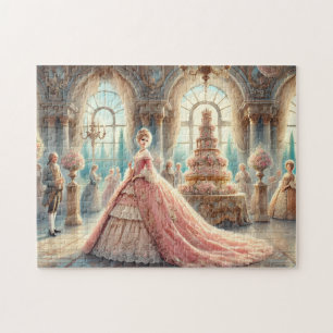 Victorian Princess Birthday Palace Party Scene Jigsaw Puzzle
