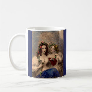 Victorian print The Parting Wreath Coffee Mug