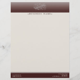 Victorian Red Red Wine Customised Letterhead