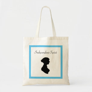 Victorian Regency Woman Silhouette Independent Art Tote Bag