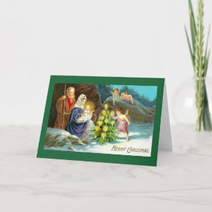 Victorian Religious Christmas Greeting Card