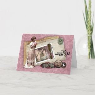 Victorian Romantic Love Letters Card