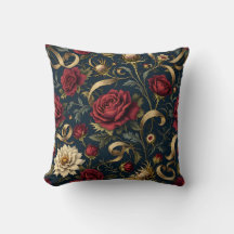 Victorian Rose and Thistle Elegant Pattern