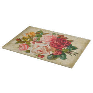 Victorian Rose Bouquet Cutting Board