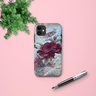 Victorian Rose Ephemera  Case-Mate iPhone Case