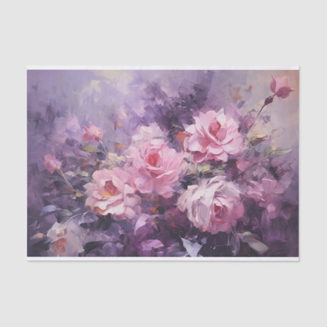 Victorian Rose Garden II Tissue Paper (Front)