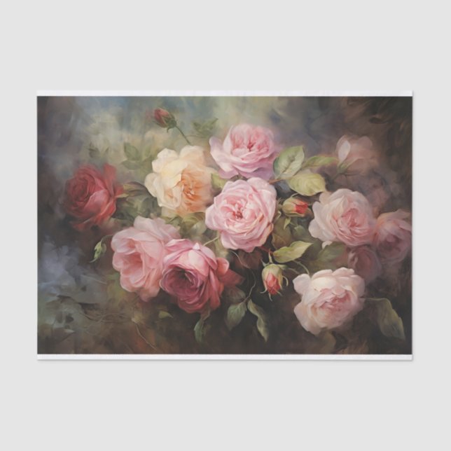 Victorian Rose Garden Tissue Paper (Front)