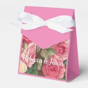 Victorian Rose Garden - Wedding Bouquet Favor Box