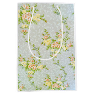 Victorian Roses and Vines Medium Gift Bag