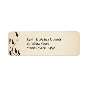 Victorian Roses Return Address Label