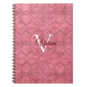 Victorian Rouge Pink Notebook