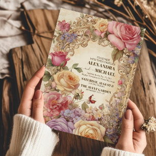 Victorian Royal Elegance Wedding Invitation