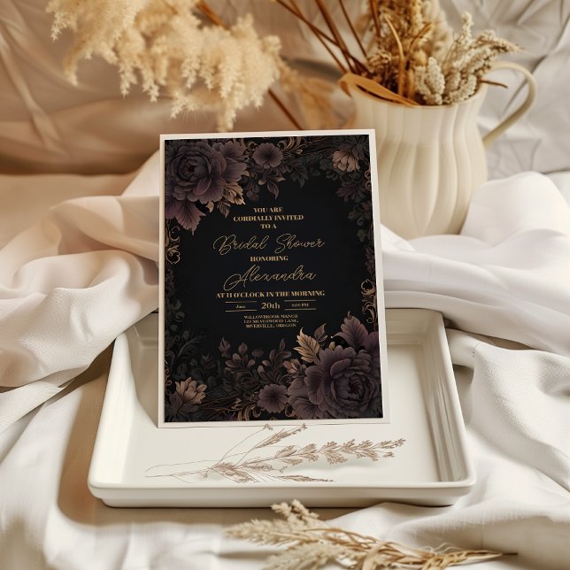 Victorian Royal Gothic Bridal Invitation (Creator Uploaded)