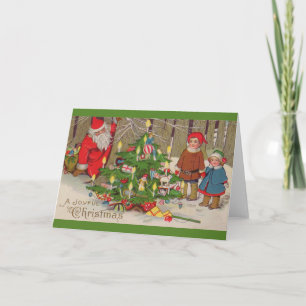 Victorian Santa Claus A Joyful Christmas Card