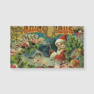 Victorian Santa Claus Christmas Collage Antique 