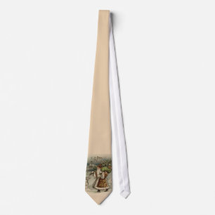 Victorian Santa Claus Christmas Tree Tie