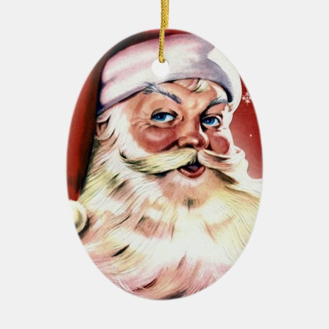 Victorian Santa Claus Ornament (Front)