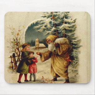 Victorian Santa Mouse Pad