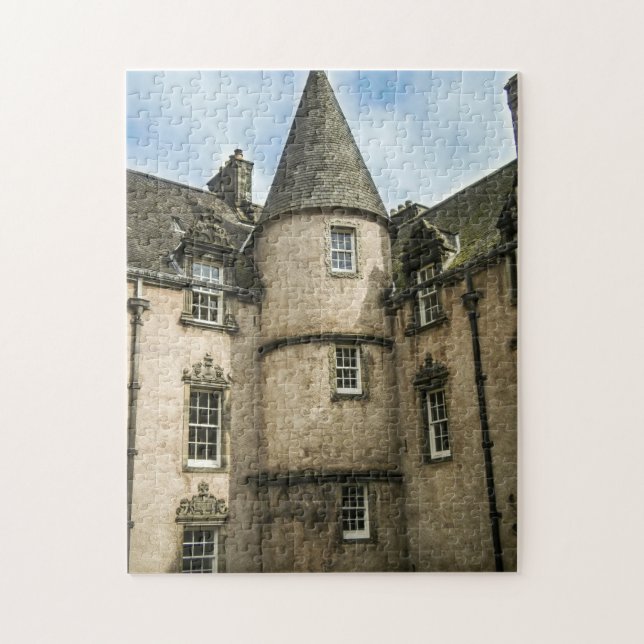 VICTORIAN SCOTTISH gothic HOUSE JIGSAW PUZZLE (Vertical)