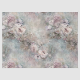 Victorian Shabby Chic Painted Florals Decoupage Tissue Paper