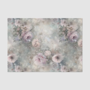 Victorian Shabby Chic Painted Florals Decoupage Tissue Paper