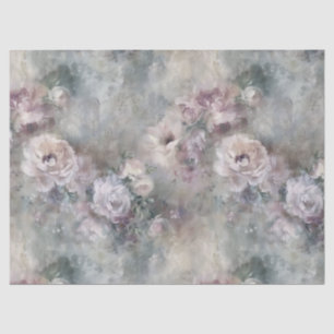 Victorian Shabby Chic Painted Florals Decoupage Tissue Paper