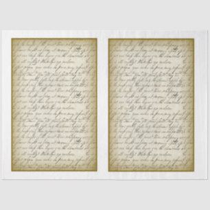 Victorian Shabby Chic Series Design 12 Tissue Paper