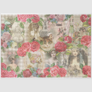 Victorian Shabby Chic Series Design 4 Tissue Paper